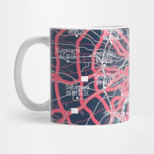 Tokyo colour map Mug